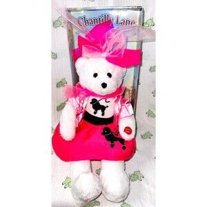 CHANTILLY LANE 22" Musical OLIVIA BEAR Sings “You’re The One That I Want” Grease